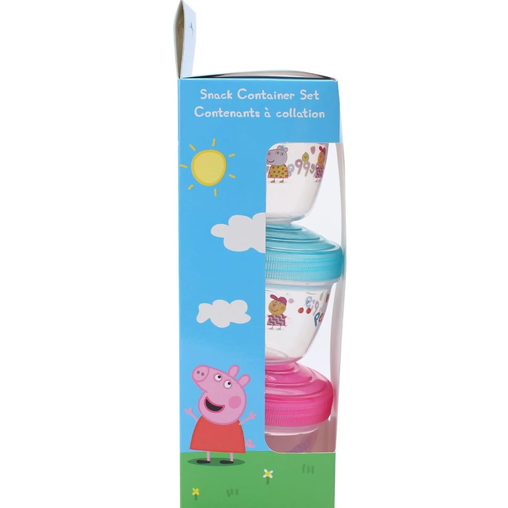 Snack Bags & Containers|Plates & Placemats>Danawares Peppa Pig Container Kit (3)