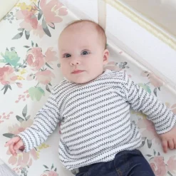 Discount Percale Playard Sheet - Flowers Kids Sheets|Bedding