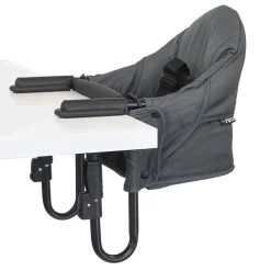 High Chairs & Booster Seats|High Chairs & Booster Seats>Guzzie + Guss Perch Hanging Table Chair Booster Seat - Charcoal