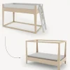 Twin, Full & Queen Beds>Oeuf Perch Nest Twin Bed - Natural/ White