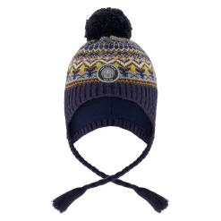 Beanies>Deux par Deux Peruvian Knit Hat 6-24m Navy