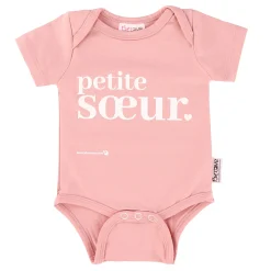 Bodysuits>Bedaine Love Petite Soeur Bodysuit 0-12m Pink