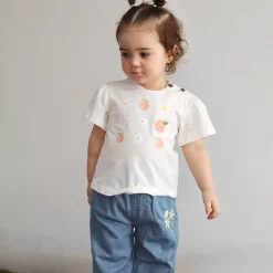 Pants>Chat Botte Picnic Chambray Pants 3-24m Denim