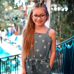 Hot Picnic Chambray Romper 2-8y Kids Dresses & Rompers|Rompers & Jumpsuits