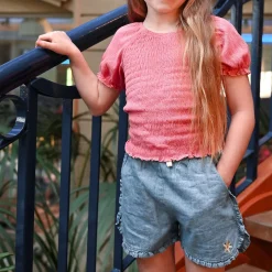 Clearance Picnic Chambray Shorts 2-8y Kids Shorts & Bermuda