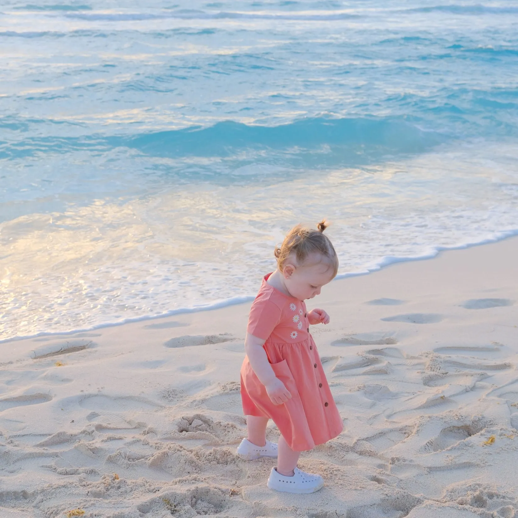 Dresses & Rompers>Chat Botte Picnic Dress 2-8y Coral