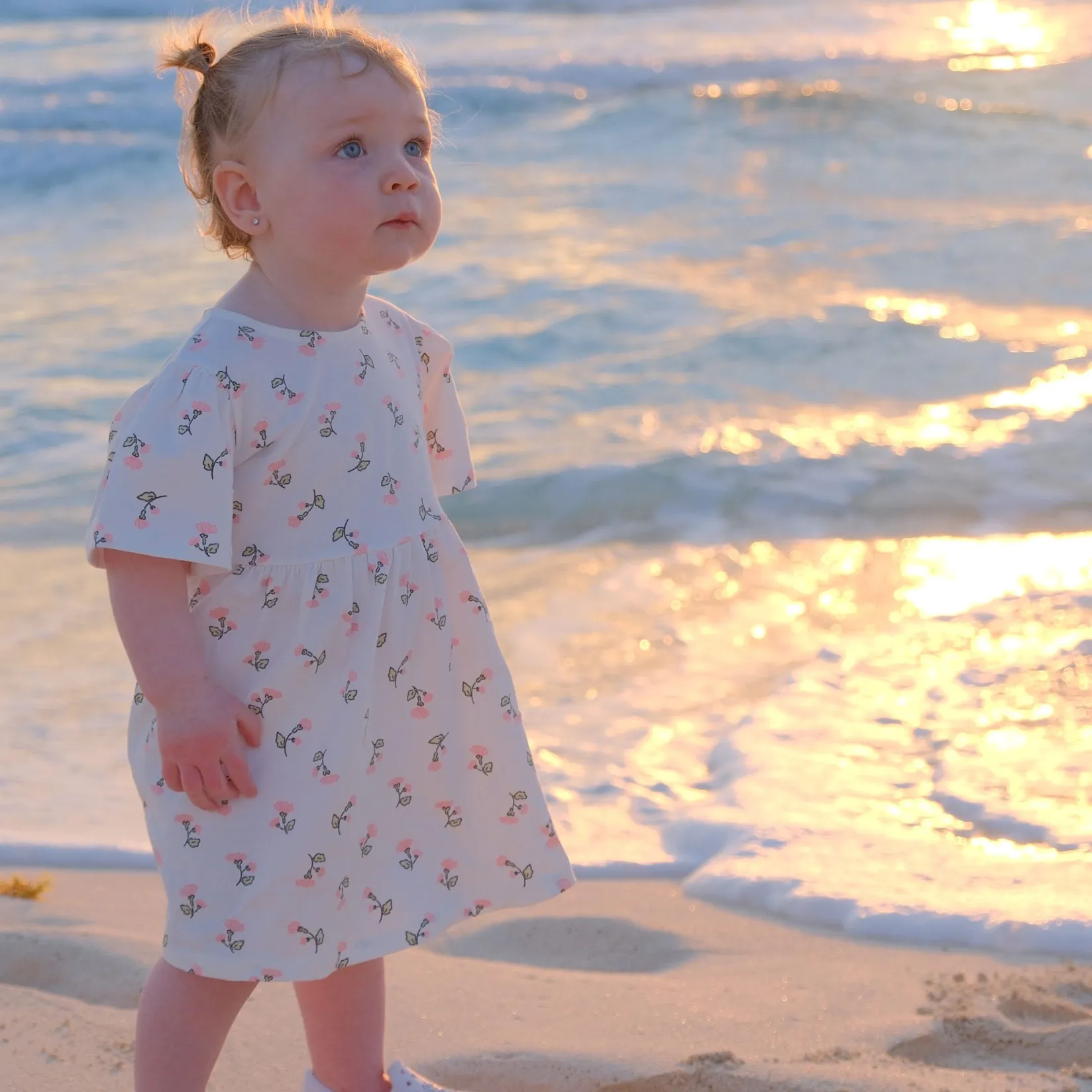 Dresses & Rompers>Chat Botte Picnic Dress 2-8y Ivory