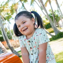 Discount Picnic Peaches Dress 2-8 Kids Dresses & Rompers