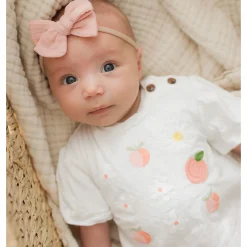 Tops>Chat Botte Picnic T-shirt 3-24m Ivory