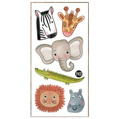 Hot Pico Tattoos - Sweet safari Kids Temporary Tattoos|Diy & Activities