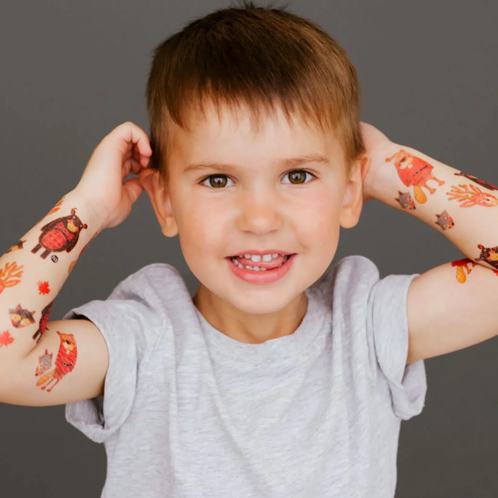 Hot Pico Tattoos - The Animals of Canada Kids Temporary Tattoos|Diy & Activities