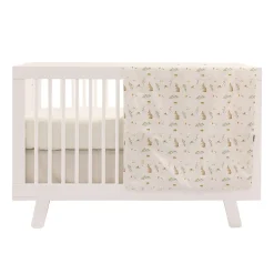 Hot 3-Piece Crib Bedding Set - Gooses and Rabbits Kids Bedding Sets|Bedding