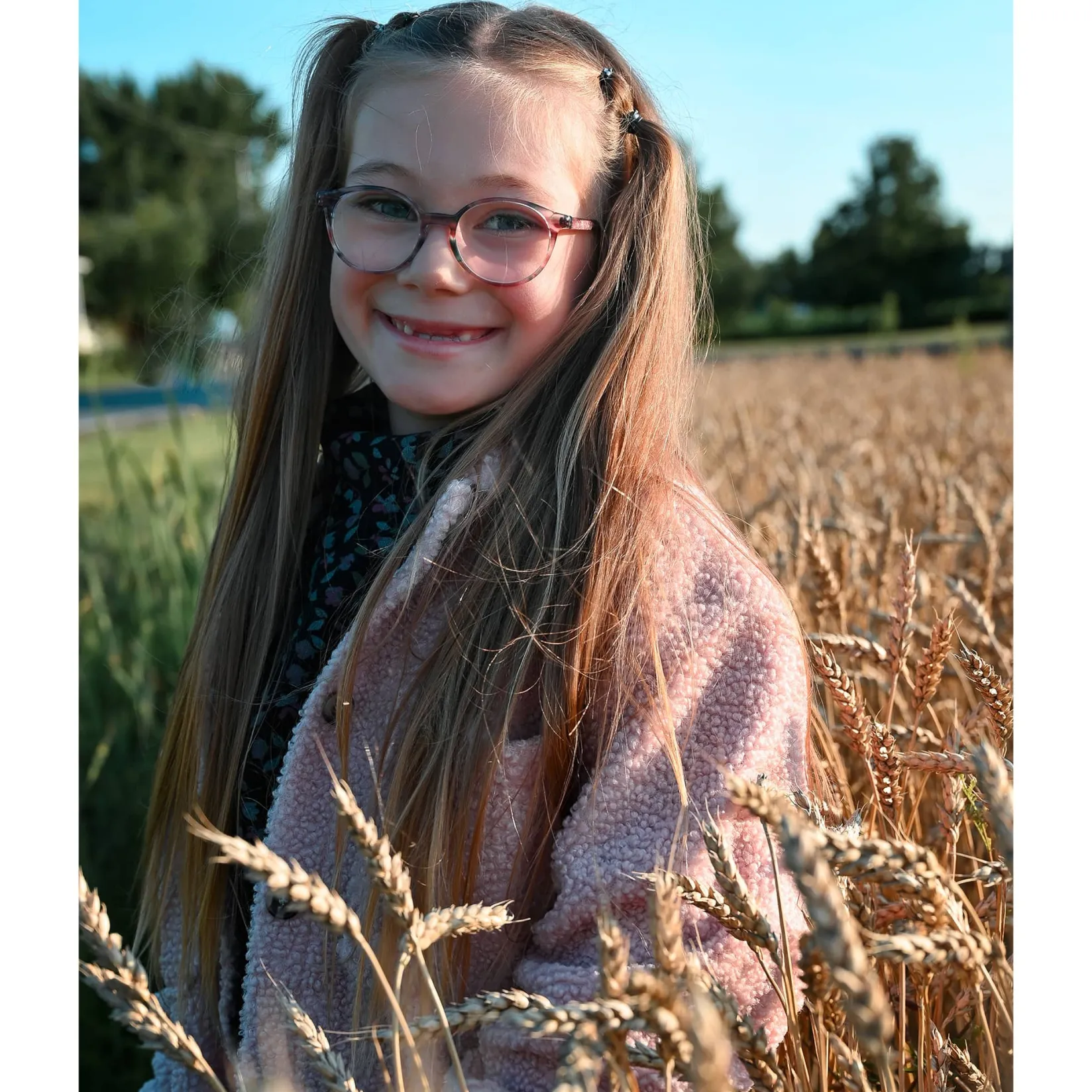 Fleeces And Sweatshirts|Tops>Look Romance Shacket 7-14 Pink