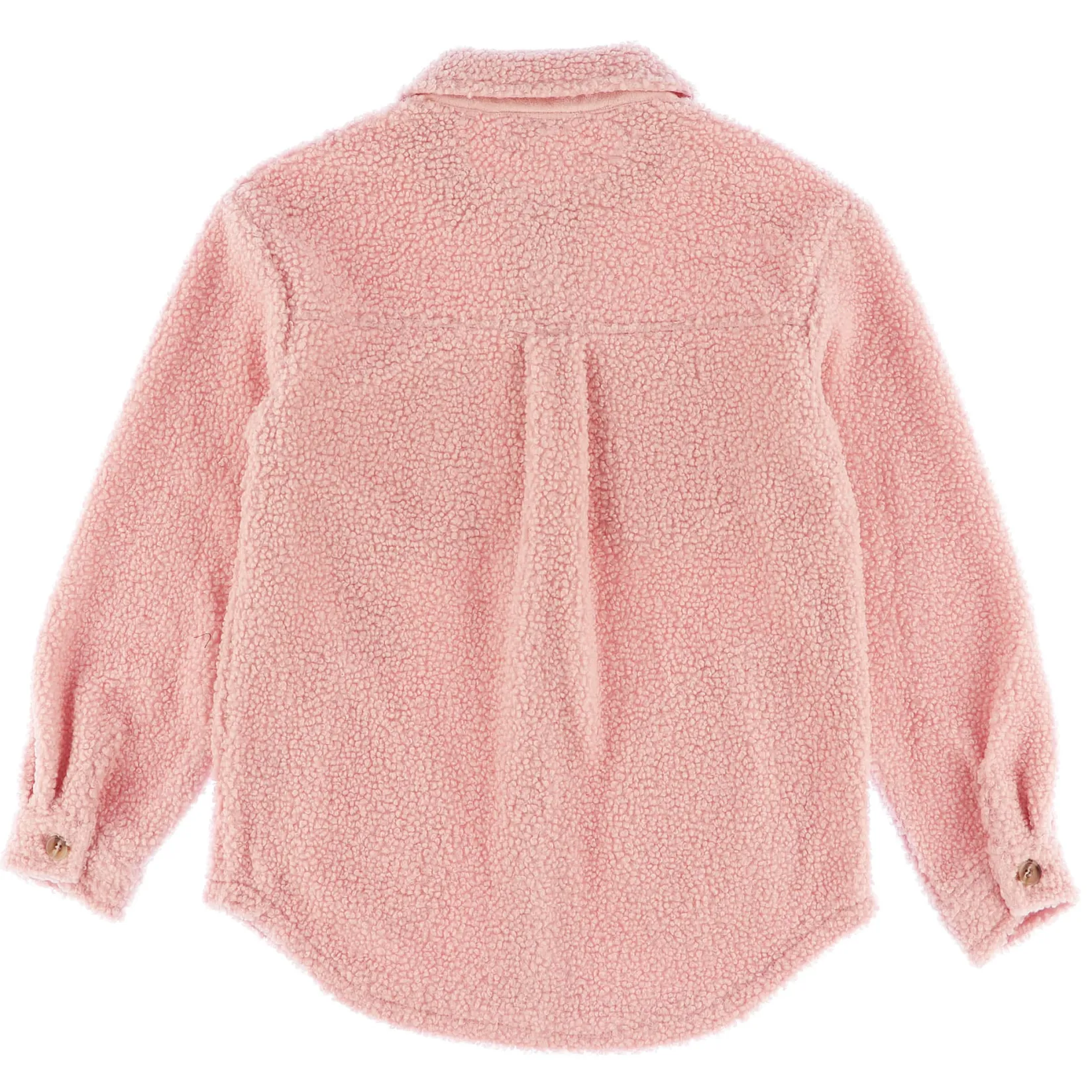 Fleeces And Sweatshirts|Tops>Look Romance Shacket 7-14 Pink