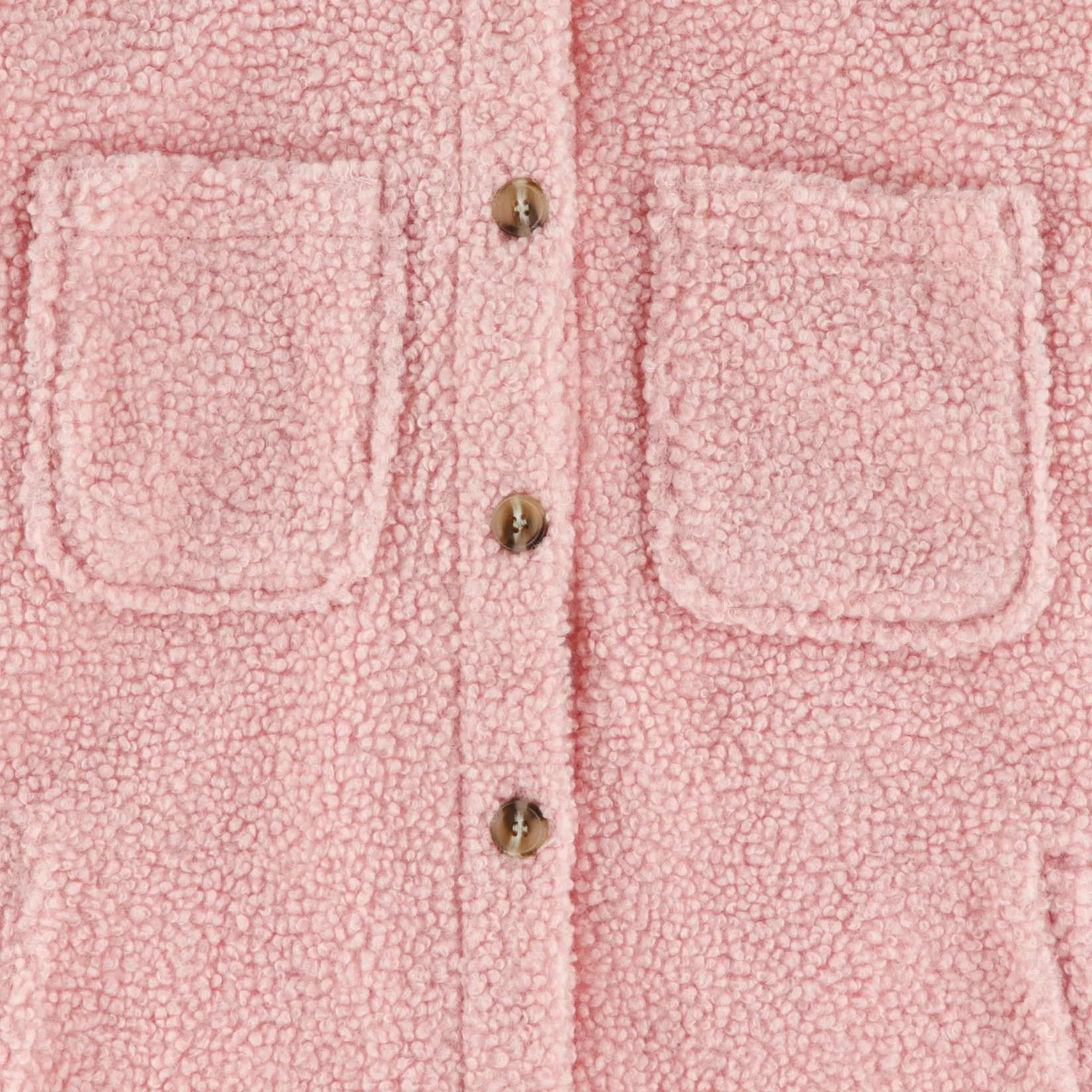 Fleeces And Sweatshirts|Tops>Look Romance Shacket 7-14 Pink