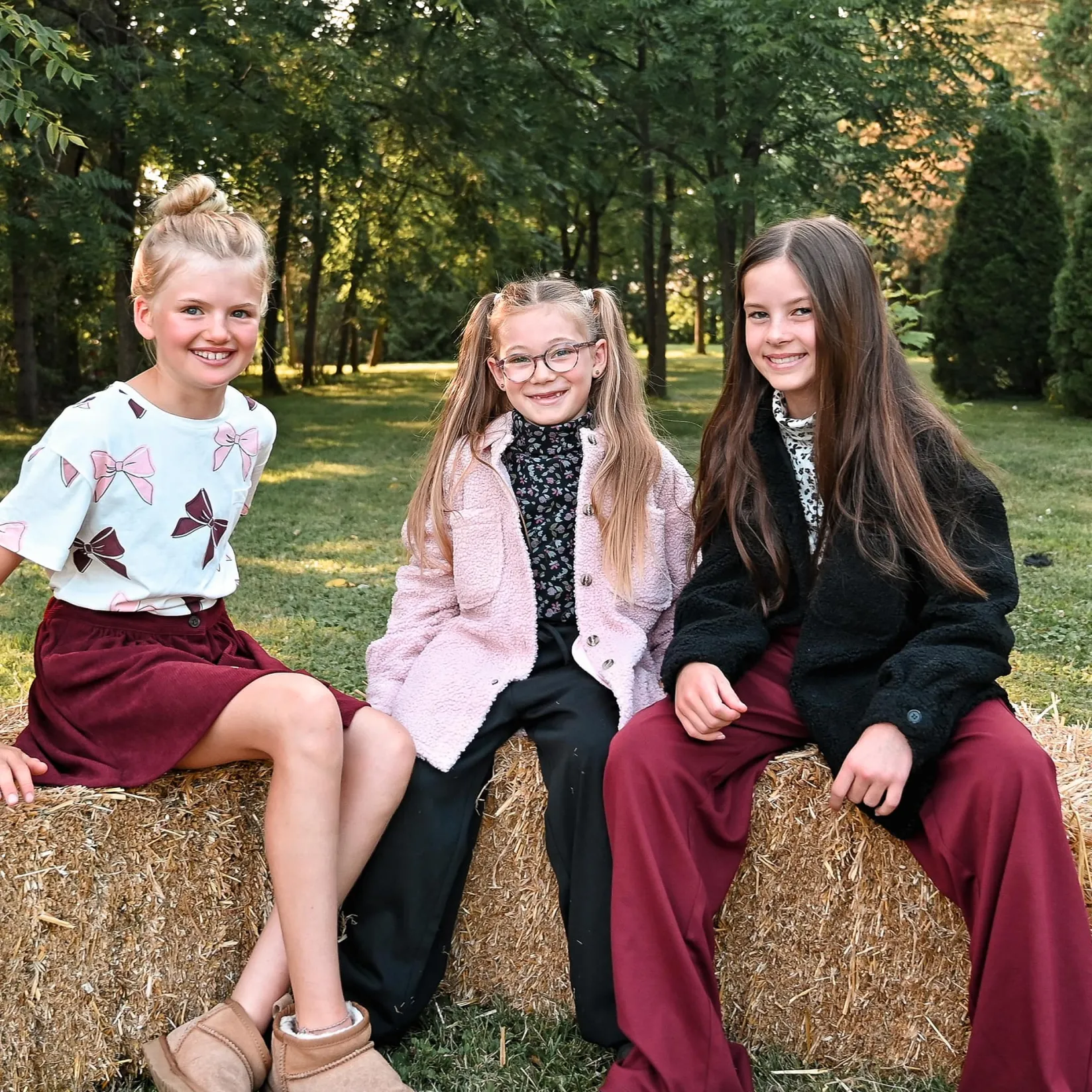 Fleeces And Sweatshirts|Tops>Look Romance Shacket 7-14 Pink