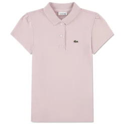 Tops>Lacoste Pique Polo 8-14 Pink