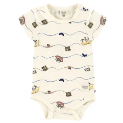 Tops>Camp by Birdz Pirate Bodysuit 3-24m Ivoire
