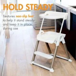 Hot Pivot Toddler Tower - White Learning Towers & Step Stools