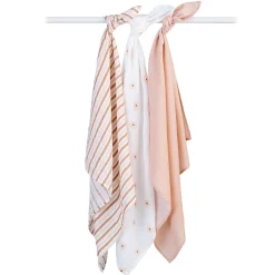 Best 3pk Daisies-cotton Muslin Swad Kids Blankets|Blankets