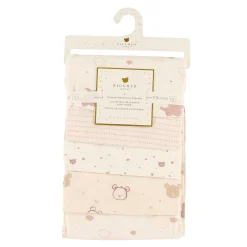 Blankets|Blankets>Piccolo Bambino 3pk Flannel Receiving Blankets