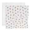 Blankets|Blankets>Piccolo Bambino 2pk Muslin Swaddles-bear