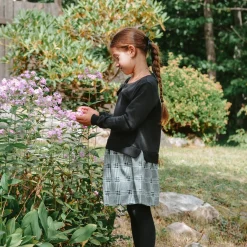 Dresses & Rompers>Look Plaid Combo Romance Dress 7-14y Black