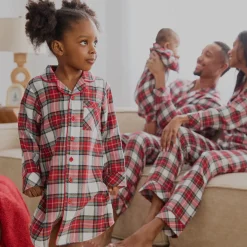 Online Plaid Flannel Nightgown 2-6x Kids Pajamas & Bathrobes