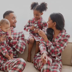 Online Plaid Flannel Nightgown 2-6x Kids Pajamas & Bathrobes