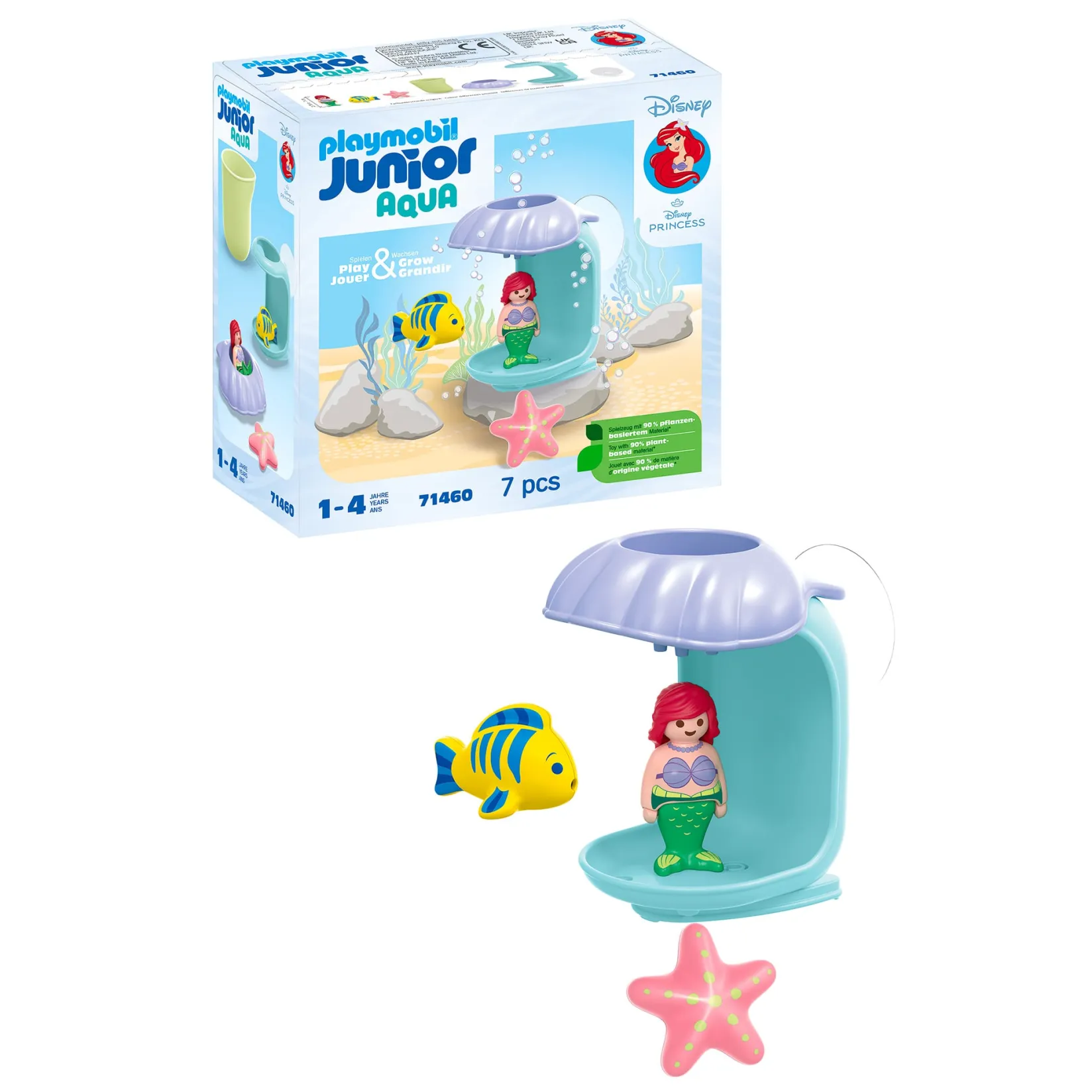 Hot Junior x Disney Ariel's Shell Shower Bath Toys|Bath Accessories