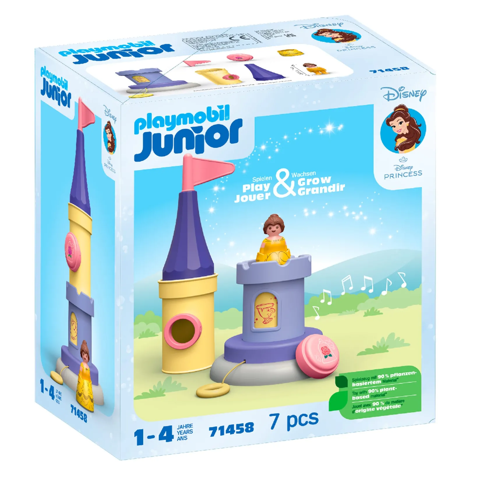 Assembly & Construction>Playmobil Junior x Disney Belle's Play Tower With Sound