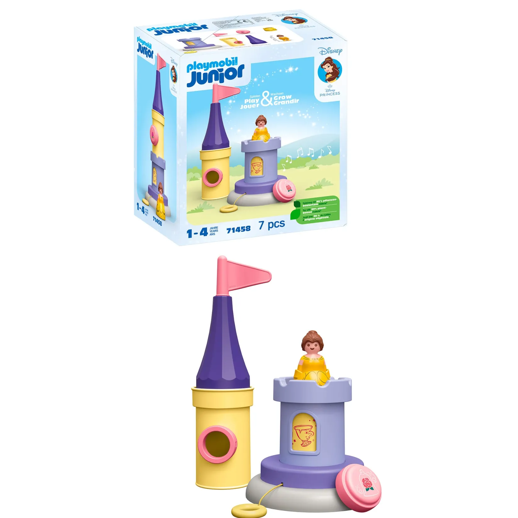 Assembly & Construction>Playmobil Junior x Disney Belle's Play Tower With Sound
