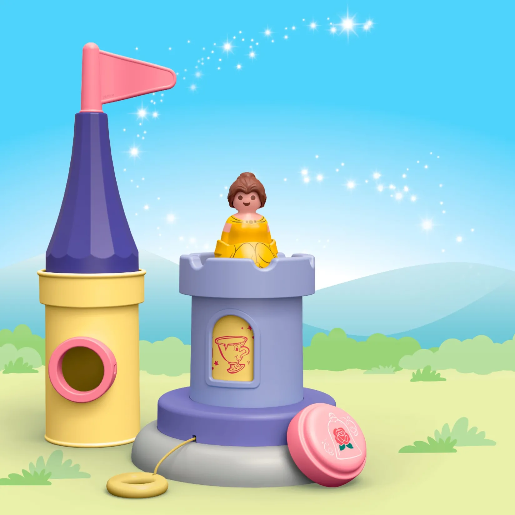 Assembly & Construction>Playmobil Junior x Disney Belle's Play Tower With Sound
