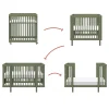 Cribs & Mattresses|Cribs & Mattresses>Babyletto Pogo 8-in-1 Convertible Crib with All-Stages Conversion Kits - Olive