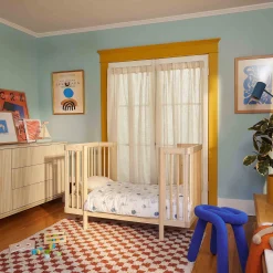 Clearance Pogo 8-in-1 Convertible Crib with All-Stages Conversion Kits - Blonde Cribs & Mattresses|Cribs & Mattresses