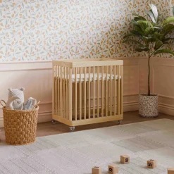 Clearance Pogo 8-in-1 Convertible Crib with All-Stages Conversion Kits - Blonde Cribs & Mattresses|Cribs & Mattresses