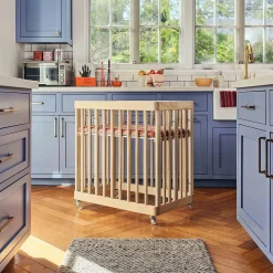 Clearance Pogo 8-in-1 Convertible Crib with All-Stages Conversion Kits - Blonde Cribs & Mattresses|Cribs & Mattresses