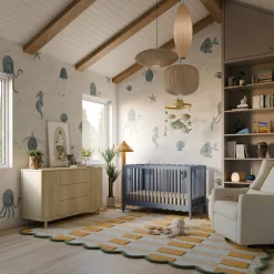 Hot Pogo Tambour Assembled Dresser - Blonde Storage Furniture