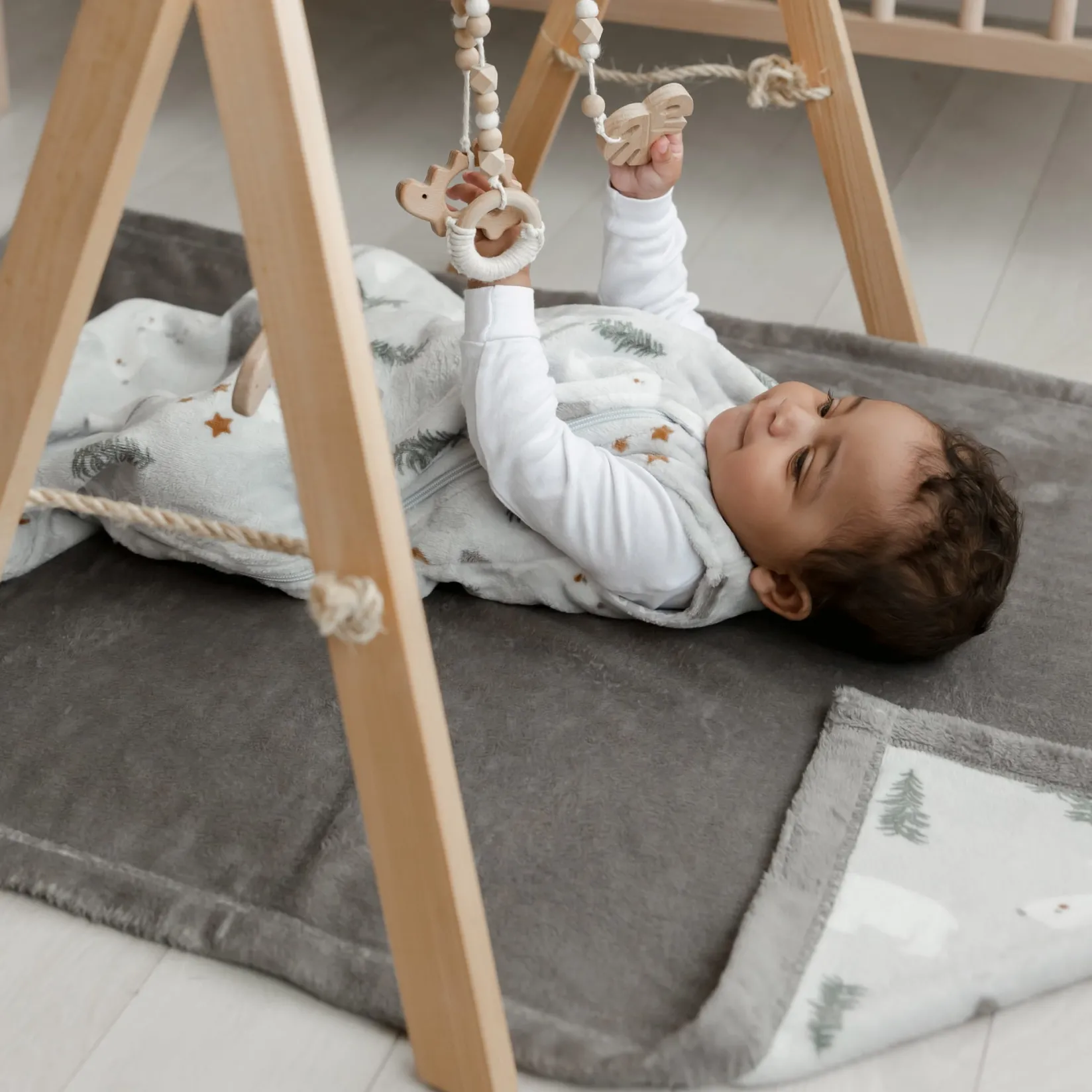 Blankets|Blankets>Perlimpinpin Polar Bear Plush Blanket