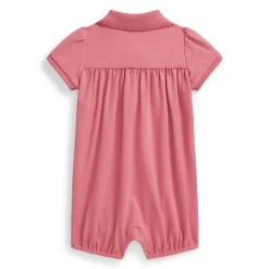 Rompers & Jumpsuits>Polo Ralph Lauren Polo Bubble One Piece 6-24m Rose