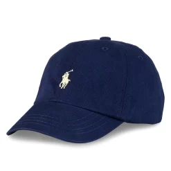 Hats And Caps|Hats & Caps>Polo Ralph Lauren Polo Cotton Cap 8-16y Marine