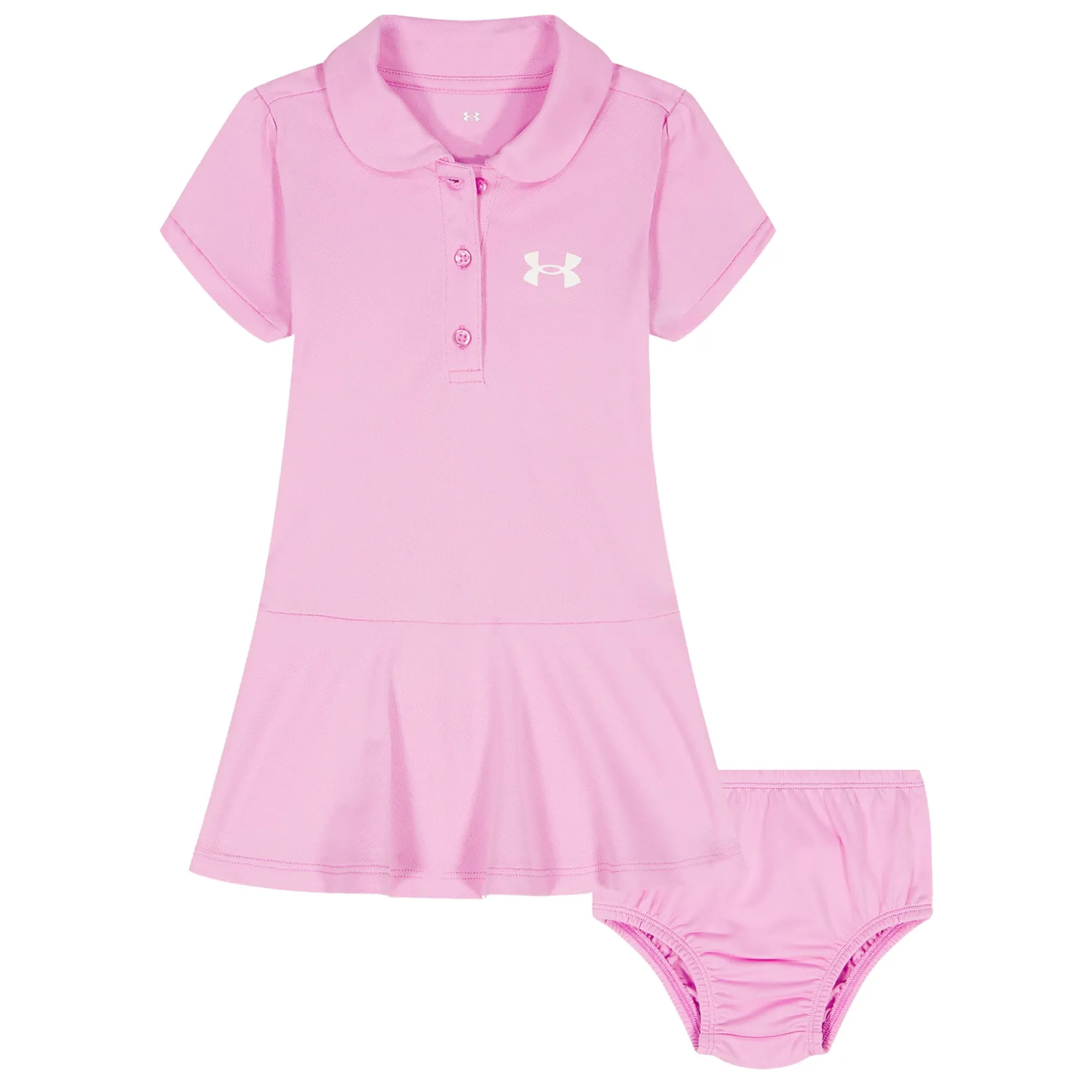 Dresses, Skirts & Outfits>Under Armour Polo Dress 12-24m Rose