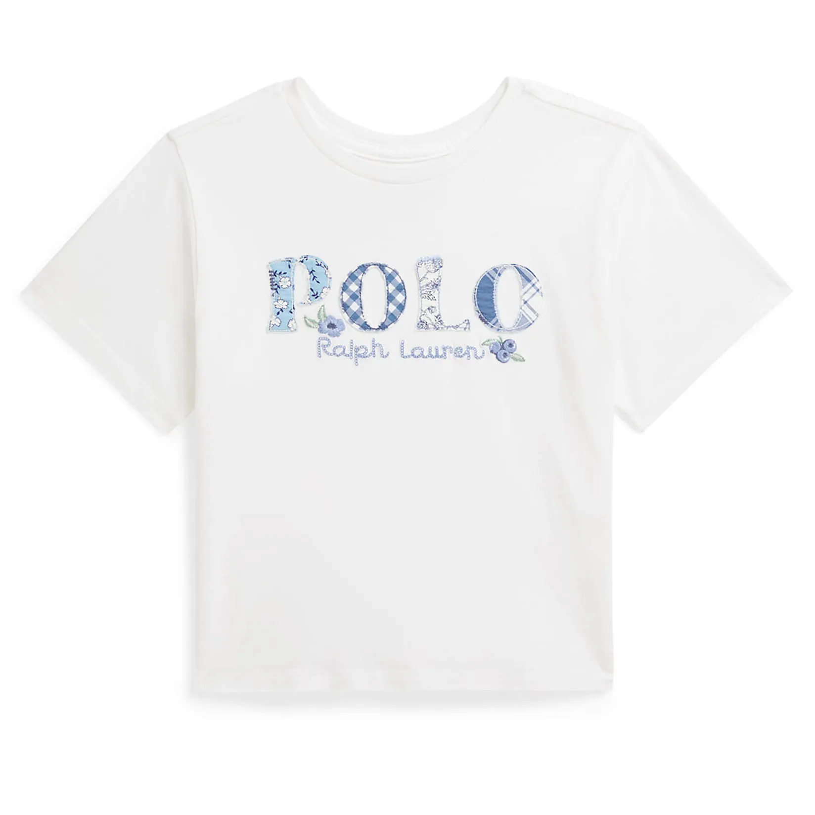Tops>Polo Ralph Lauren Polo T-shirt 7-16y Blanc