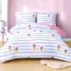Sale Pompom Ice Cream Twin Comforter Set Kids Comforters & Quilts|Twin Bedding
