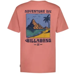 Tops>Billabong Post Cards T-shirt 8-16 Coral
