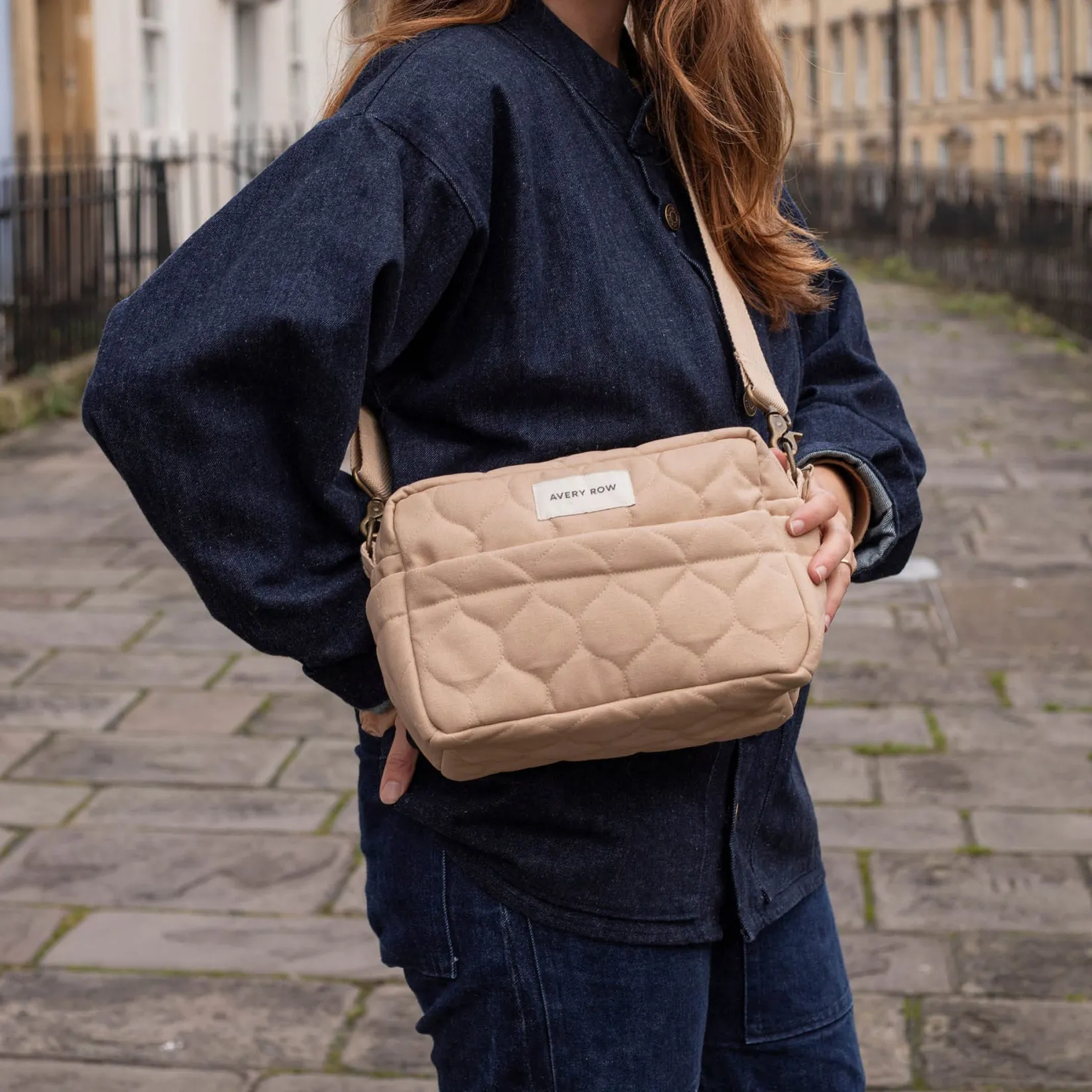 New Pram Organiser Bag - Natural Strollers & Trailers