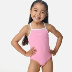 Hot Premium Rib Uv Swimsuit 1-8y Kids Swimsuits