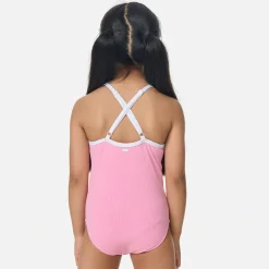 Hot Premium Rib Uv Swimsuit 1-8y Kids Swimsuits