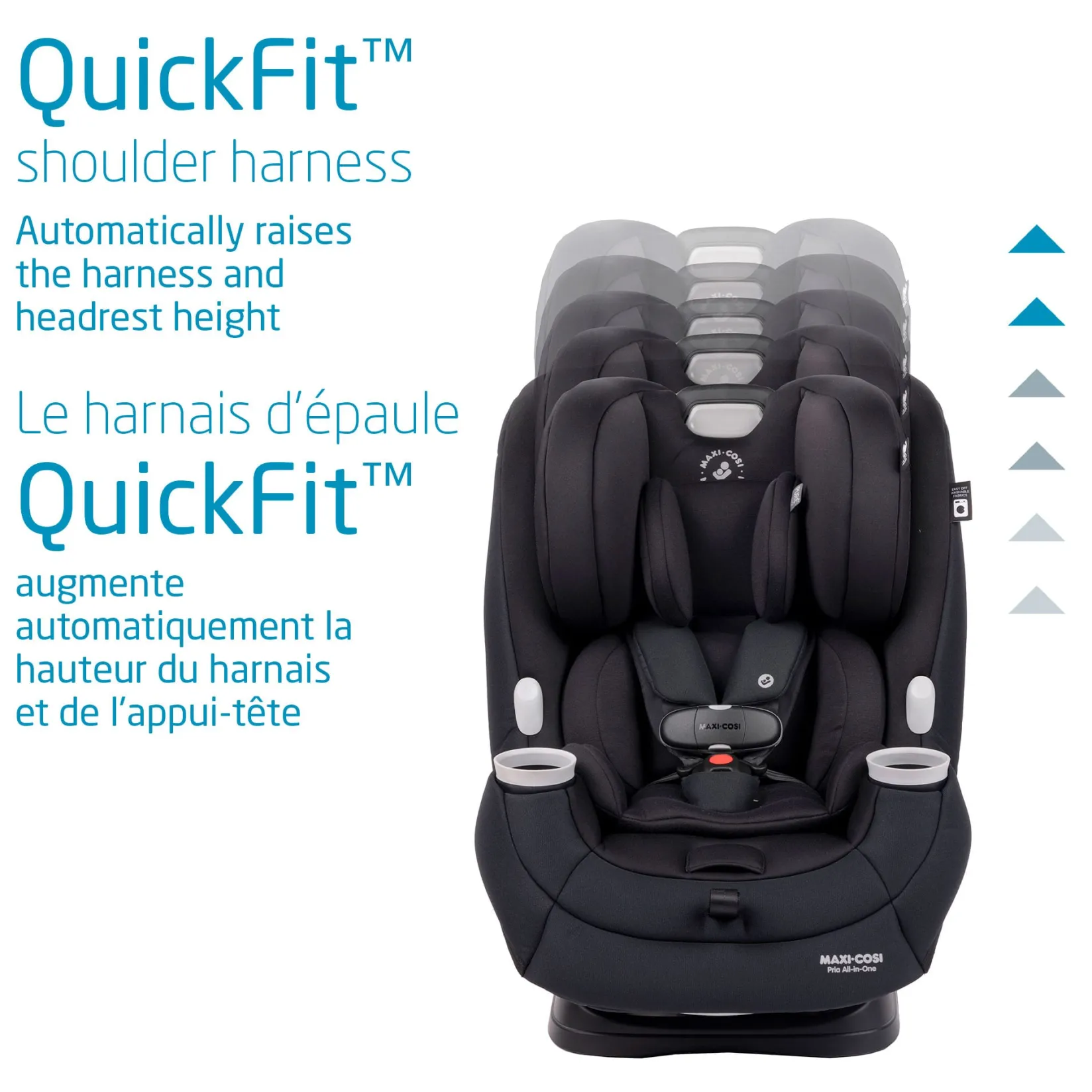 Car Seats & Booster Seats|Car Seats>Maxi-cosi Pria All-in-One Car Seat 4-100lb - Authentic Black