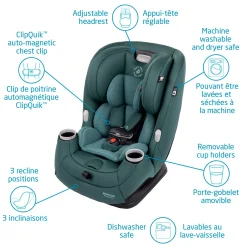 Car Seats & Booster Seats|Car Seats>Maxi-cosi Pria All-in-One Car Seat 4-100lb - Essential Green